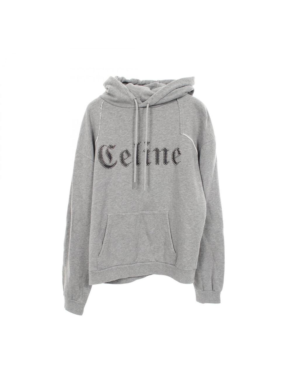 Celine Studded Gothic Logo Hoodie #373700C68B